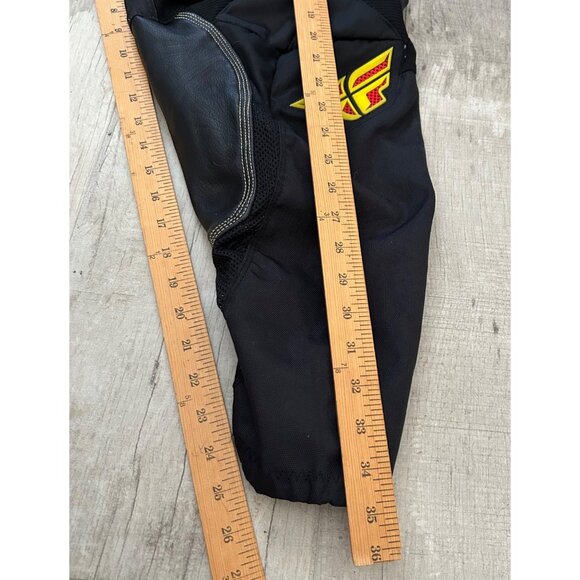 Fly Racing Rockstar Kinetic Mesh Tech Motocross Pants Size 32 Black & Yellow - Picture 11 of 11